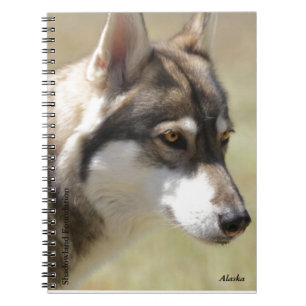 Caderno espiral do lobo