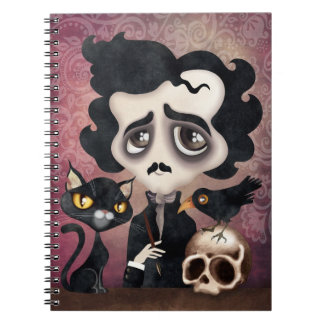 Caderno espiral do poeta de Edgar