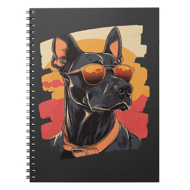 Caderno Espiral Dobermann (Frente)