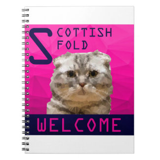 Caderno Espiral Dobra do Scottish