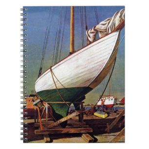 Caderno Espiral Doca seca por John Atherton