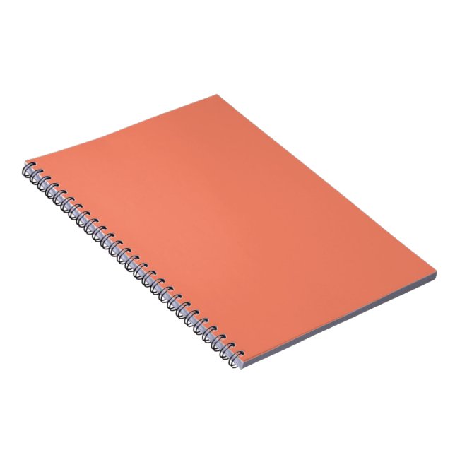 Caderno Espiral Doce Amargo Cor Lisa Simples (Lado Direito)