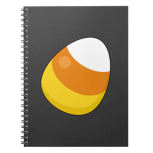 Caderno Espiral Doce de Milho de Halloween