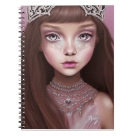 Caderno Espiral doce dezesseis princesas