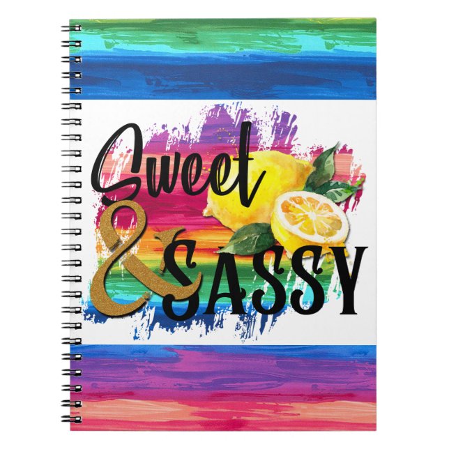 Caderno Espiral Doce e Sassy (Frente)