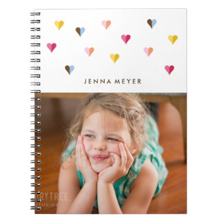 Caderno Espiral Doces Corações - Multicoloridos - Foto