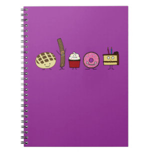 Caderno Espiral Doces felizes