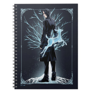 Caderno Espiral Doe Patronus do Anime Severus Snape