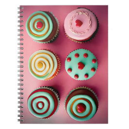 Caderno Espiral Doenças do sangue e do sistema linfático Cupcakes