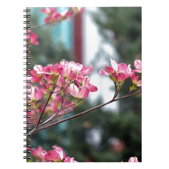 Caderno Espiral Dogwood Rosa (Frente)