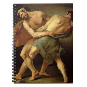Caderno Espiral Dois lutadores