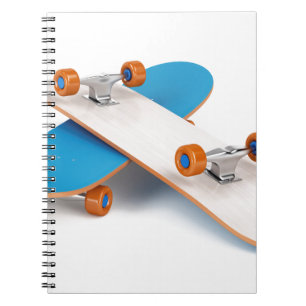 Caderno Espiral Dois skates