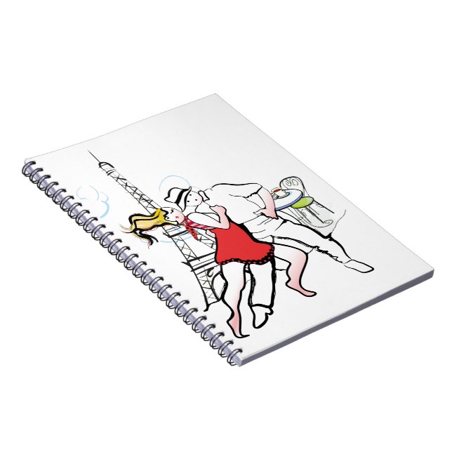 Caderno Espiral Dois Tangueros em Paris (Lado Direito)