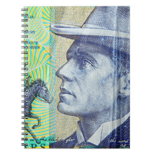 Caderno Espiral dólares australianos
