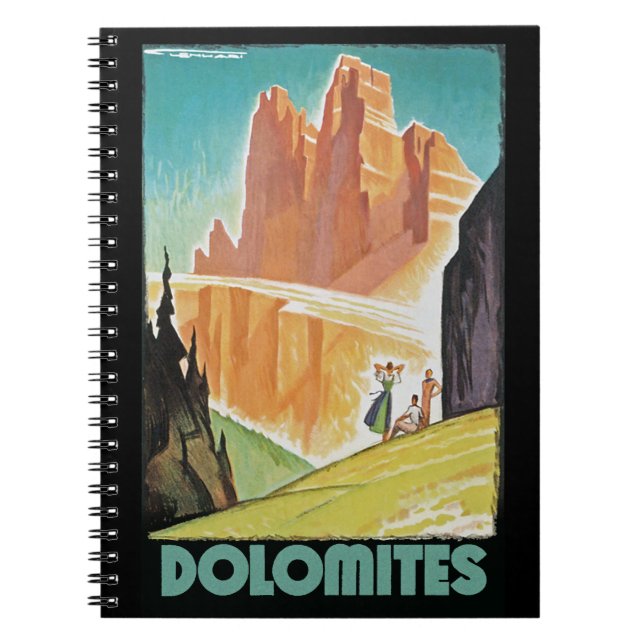 Caderno Espiral Dolomitas (Frente)