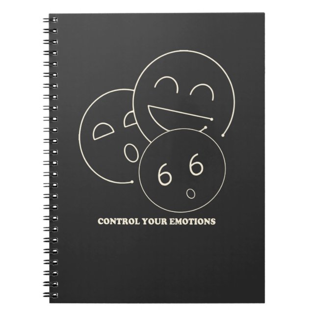 Caderno Espiral Dominar o caos dentro (Frente)