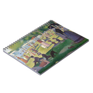 Caderno Espiral Domingo à tarde na ilha de La Grande Jatte