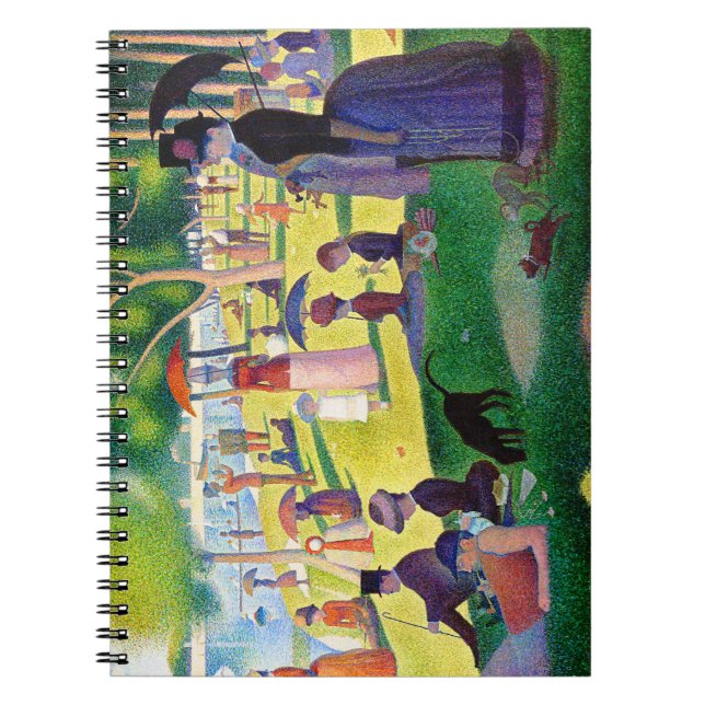 Caderno Espiral Domingo À Tarde Na Ilha De La Grande Jatte (Frente)