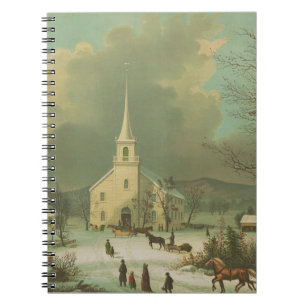 Caderno Espiral Domingo de Inverno em tempos antigos