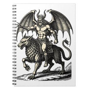 Caderno Espiral Domínio Silencioso de Astaroth