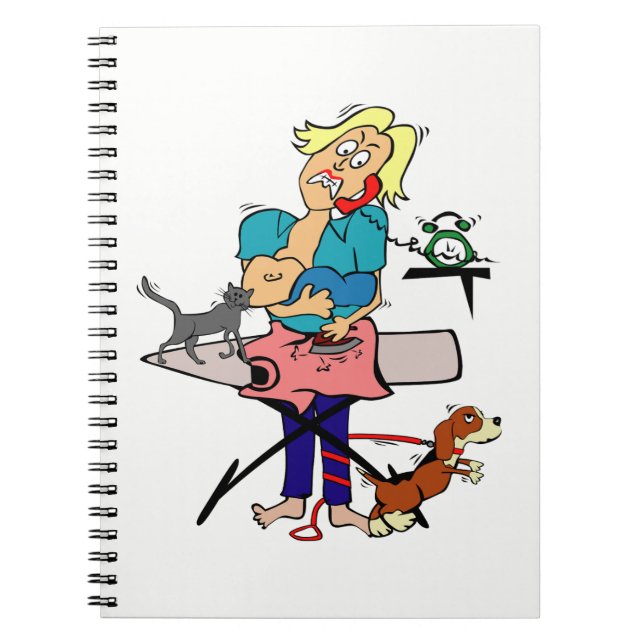 Caderno Espiral Dona de casa (Frente)
