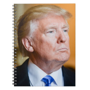 Caderno Espiral Donald Trump Portrait