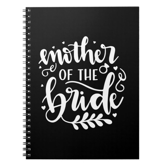 Caderno Espiral Dono De Casamento Mãe Da Noiva (Frente)