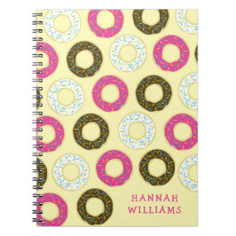 Caderno Espiral Donut do rosquinha Cute Kid