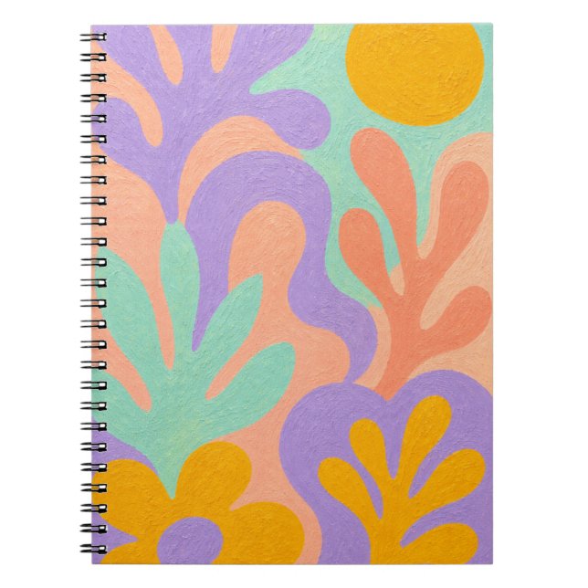 Caderno Espiral Dopamine pastel notebook (Frente)