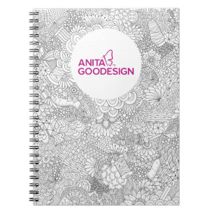 Caderno espiral dos Doodles da canção de natal