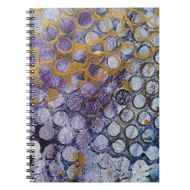 Caderno Espiral Dotty Spotty Abstrato (Frente)