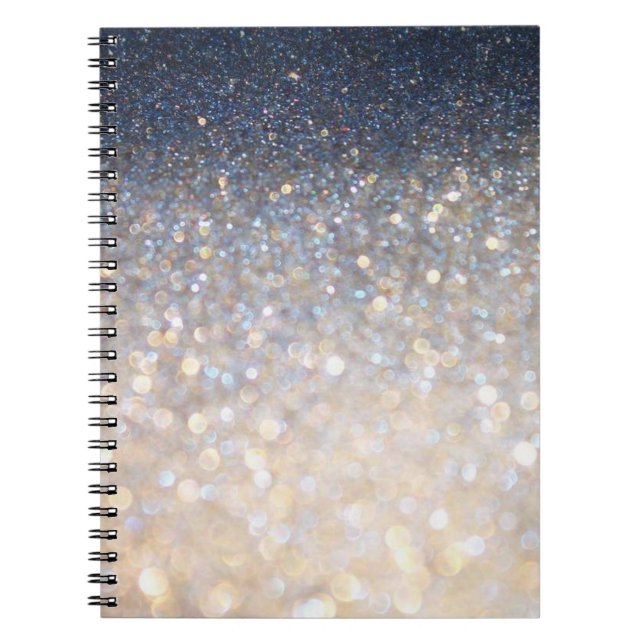 Caderno Espiral Dourado brilho (Frente)