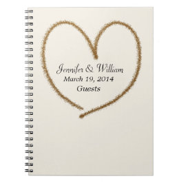 Caderno Espiral Dourado Sign In