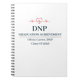 Caderno Espiral Doutor em Prática de Enfermagem Nome Personalizado