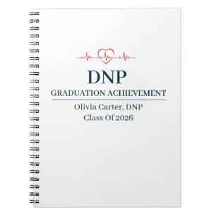 Caderno Espiral Doutor em Prática de Enfermagem Nome Personalizado