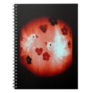 Caderno Espiral Dove Love Birds