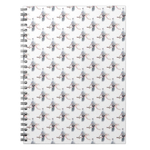 Caderno Espiral Doves na Ramificação