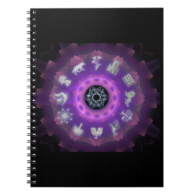 Caderno Espiral Doze tribos (Frente)