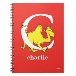 Caderno Espiral Dr. Seuss ABC: Letra C - Branco Adicione seu nom