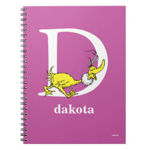 Caderno Espiral Dr. Seuss ABC: Letra D - Branco Adicione seu nom