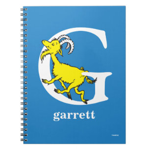 Caderno Espiral Dr. Seuss ABC: Letra G - Branco Adicione seu nom