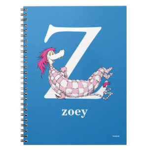 Caderno Espiral Dr. Seuss ABC: Letra Z - Branco Adicione seu nom