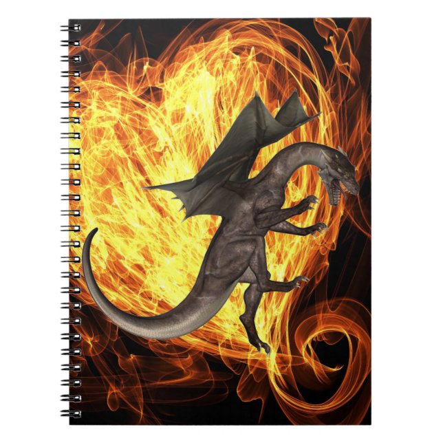 Caderno Espiral Dragão (Frente)