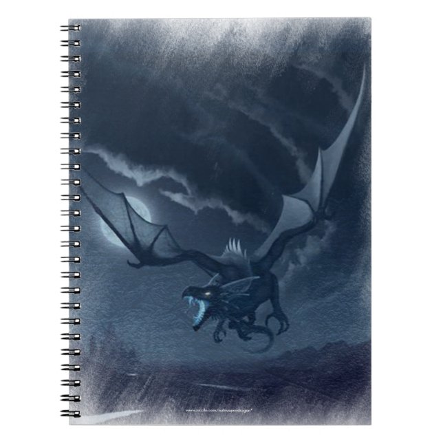 Caderno Espiral Dragão Alado (Frente)