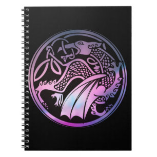 Caderno Espiral Dragão Celta