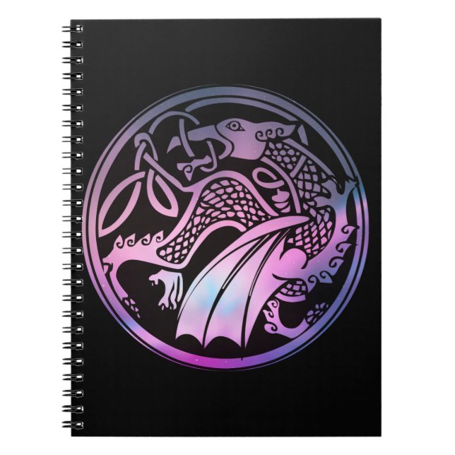 Caderno Espiral Dragão Celta (Frente)