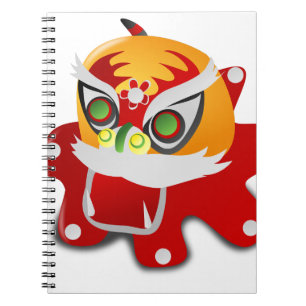 Caderno Espiral dragão chinês