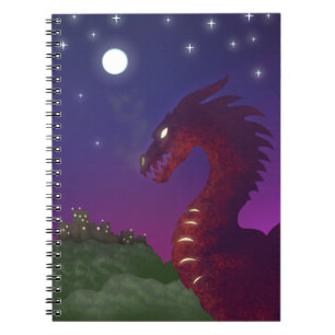 Caderno Espiral Dragão Medieval