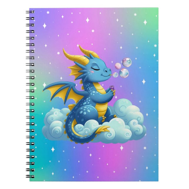 Caderno Espiral Dragão/Whimsical (Frente)