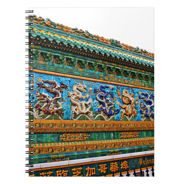 Caderno Espiral Dragões Chineses (Frente)